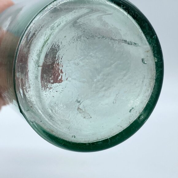 Early Heavy Bottle Jar UV Reactive No Chips No Breaks Collectible Primitive Farm - Picture 6 of 13